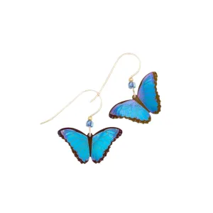 Blue Radiance Belle Butterfly Earrings