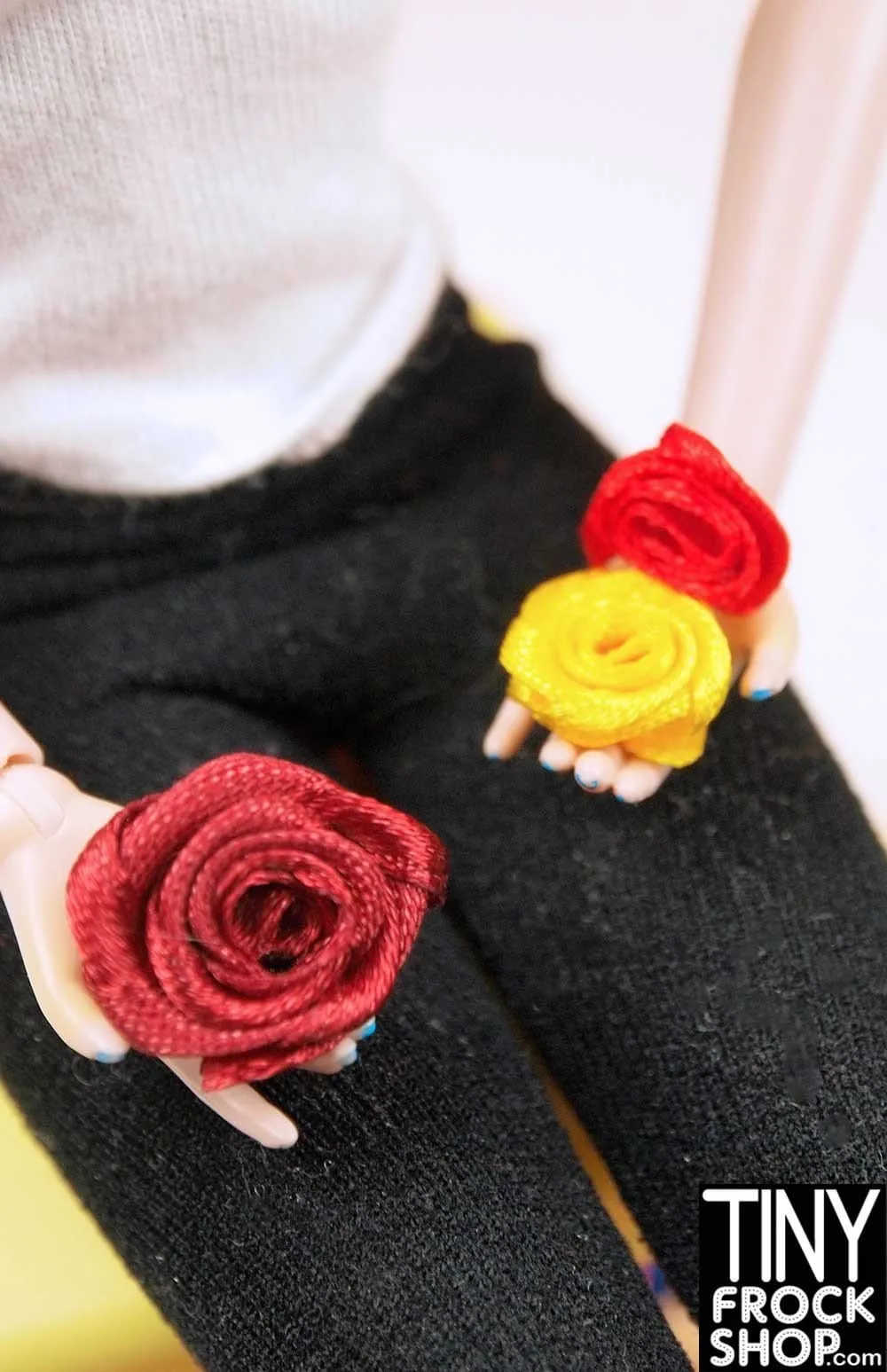 10mm - 18mm - 12" Fashion Doll Mixed Color Rosette Trim - Pack Of 12!