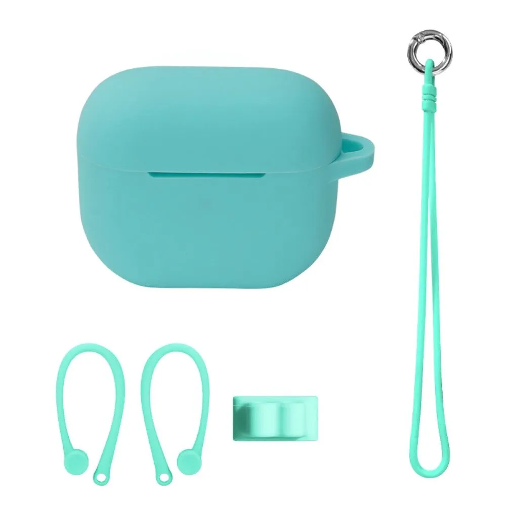 AirPods 3 silicone protector storage case with accessories - Light Green