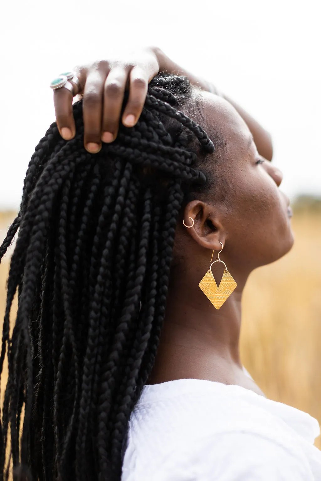 Aztec Earrings - Small