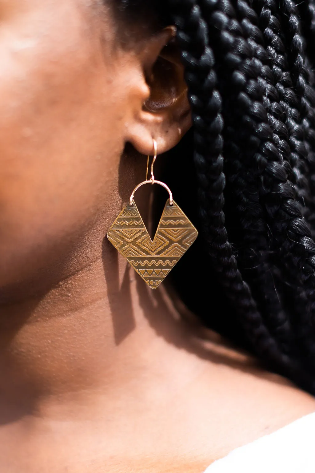 Aztec Earrings - Small