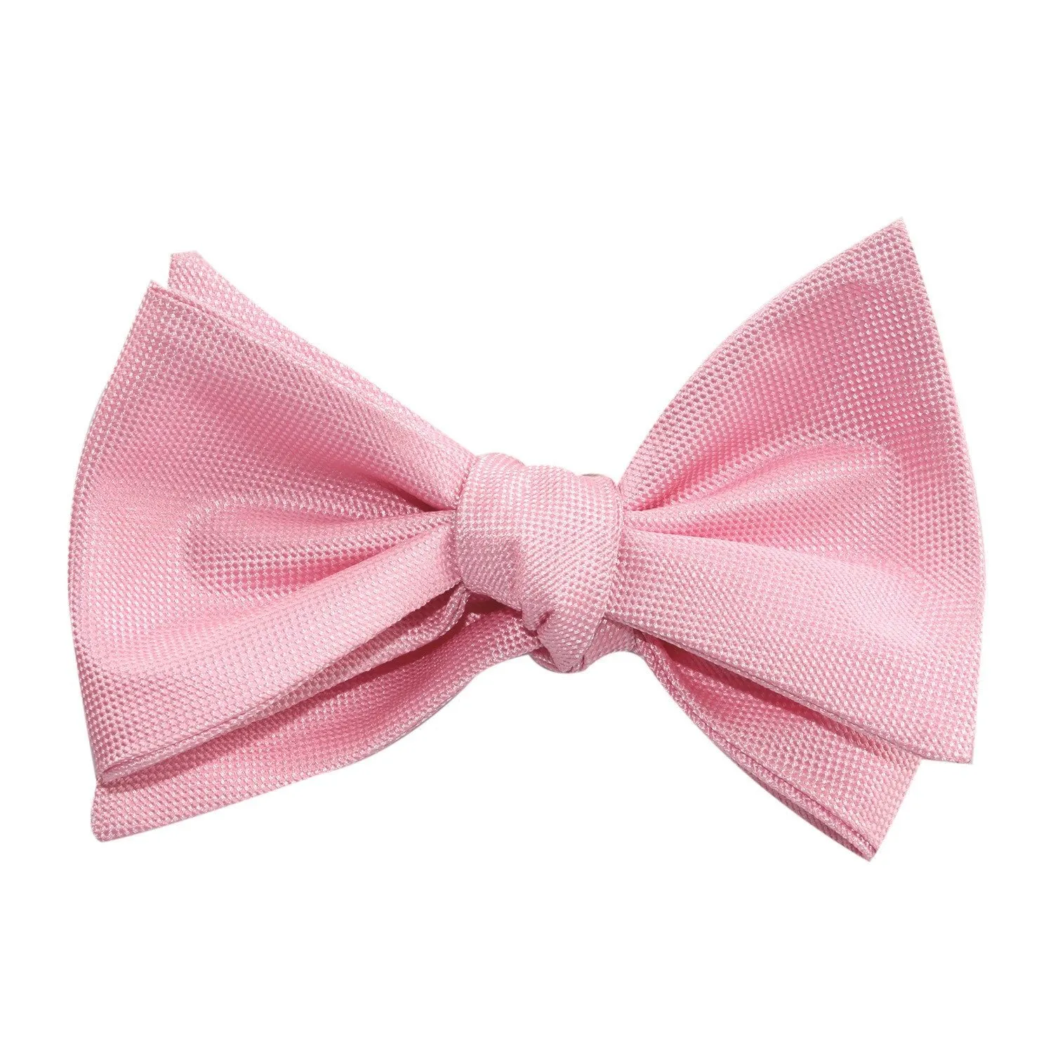 Baby Pink Self Tie Bow Tie