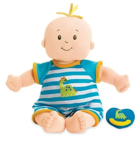 Baby Stella Fella Peach Doll with Blonde Hair