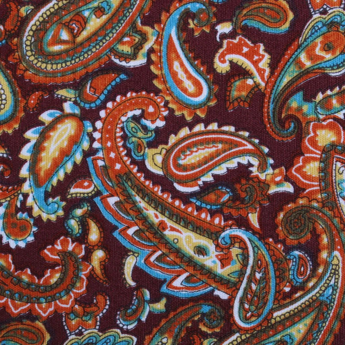 Baku Paisley Orange Bow Tie