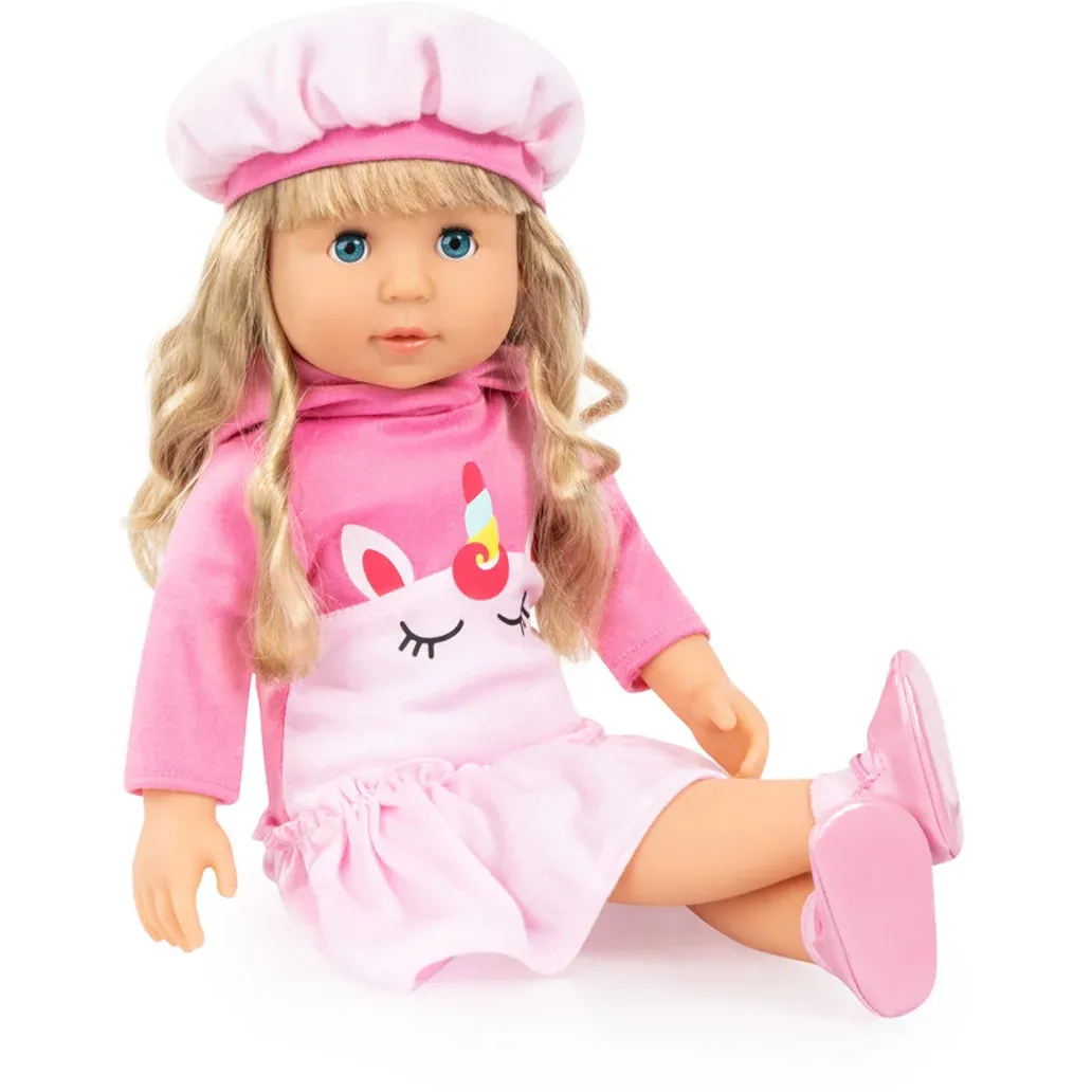 Bayer Charlene Doll Unicorn With Laugh & Kiss Sounds