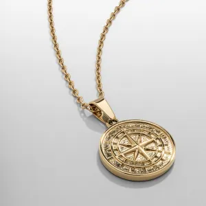 Compass Pendant (Gold)