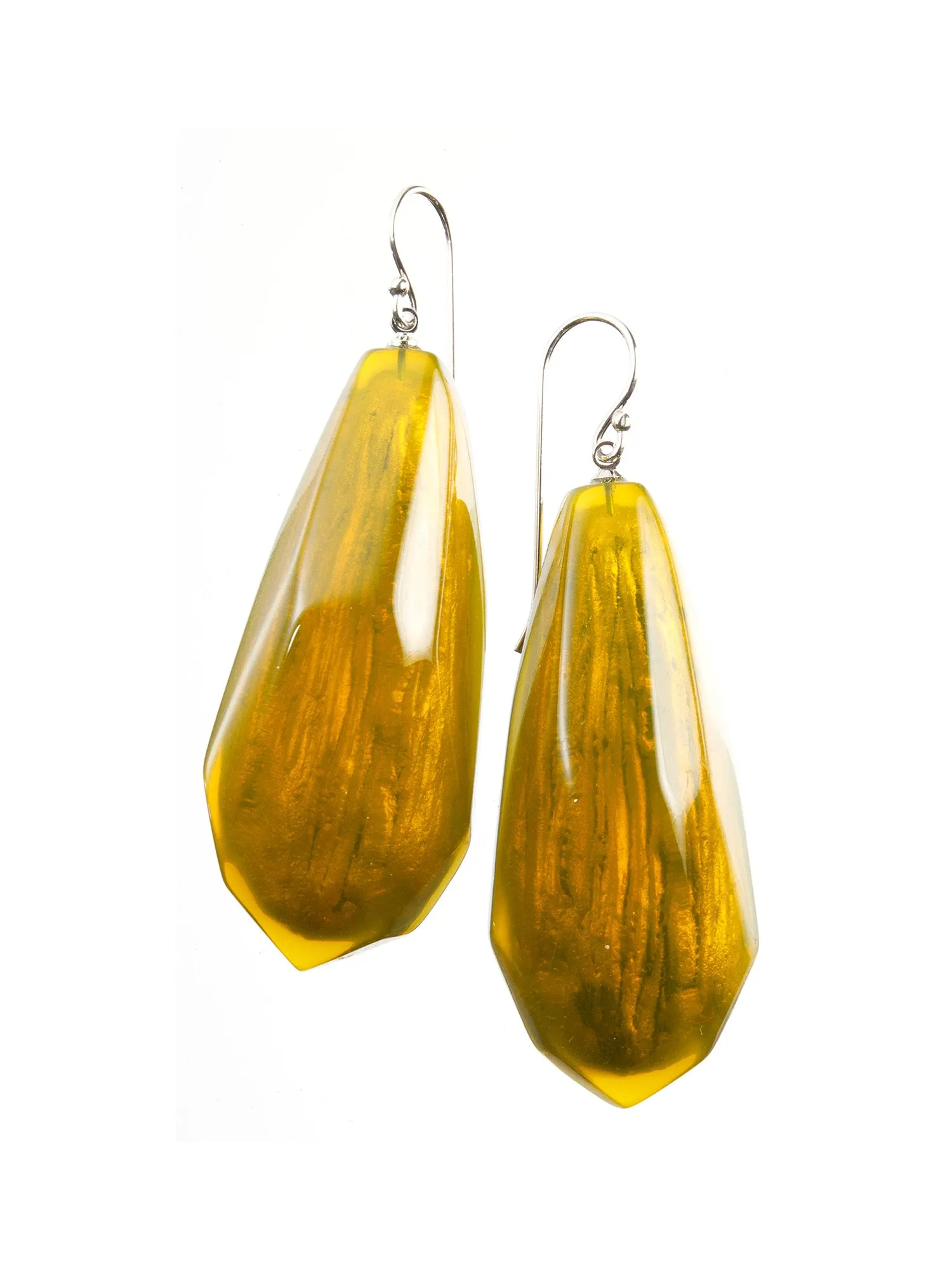 Empress Drop Earrings, Green