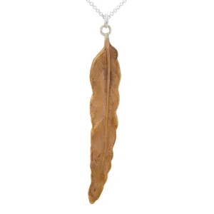 Free Bird Feather Pendant