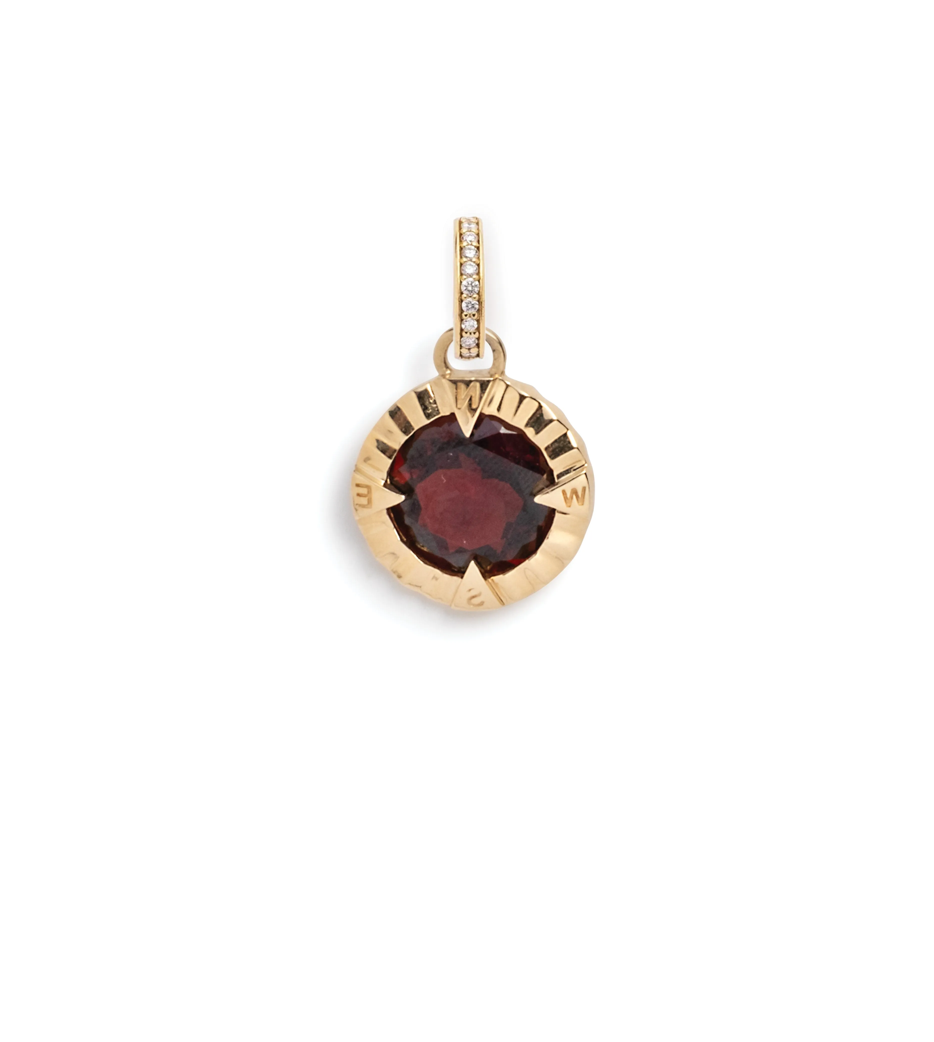 Internal Compass : Garnet Gemstone with Annex Link