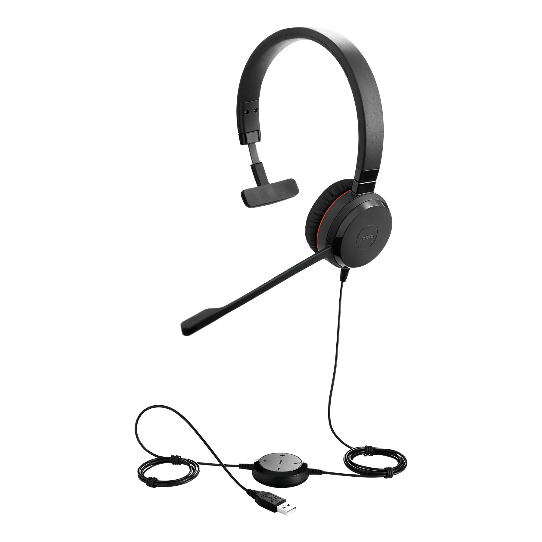 Jabra Evolve 30 Ii Ms Mono - Headset - On-Ear - Wired - Usb, 3.5 Mm Jack - Certified For Skype For Business