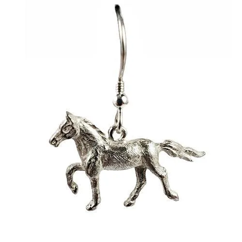 Kacey Horse Earrings Sterling Silver