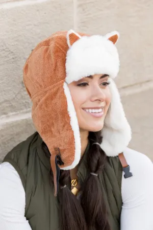 Kitten Ear Trapper Hat