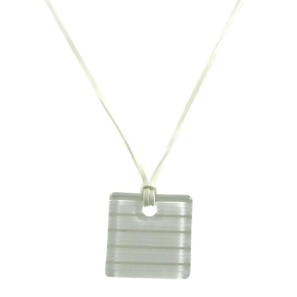 LGAN Glass Pendant - White