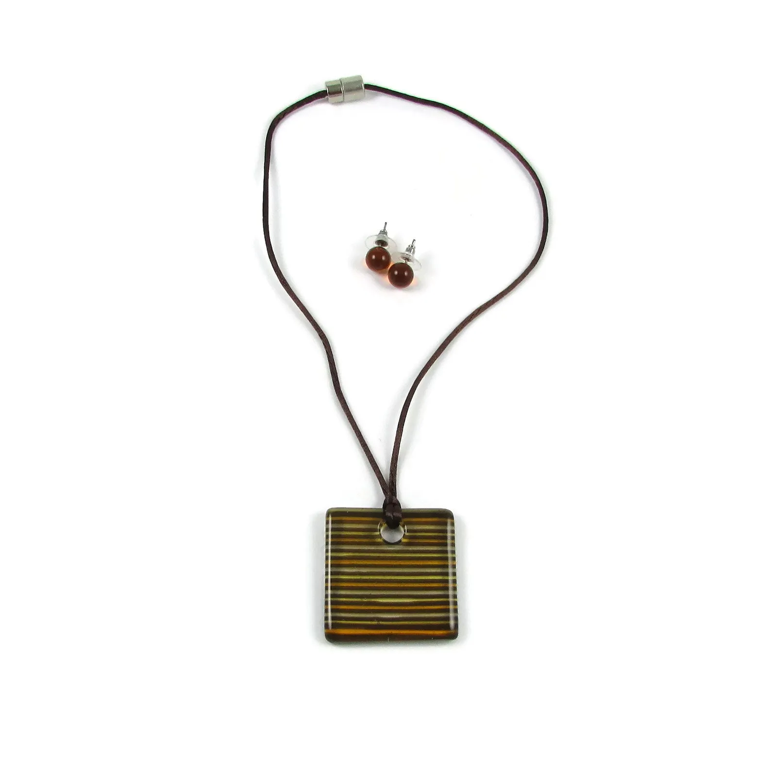 LGAN Glass Pendant - White