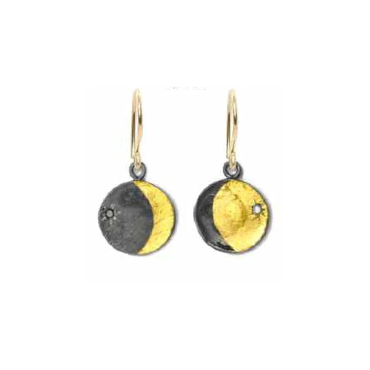 Lunar Coin Earrings