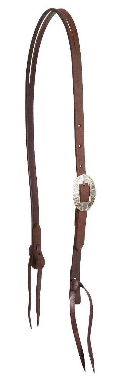 Martin Saddlery Split Ear Headstall with Guthrie Buckles, Chocolate