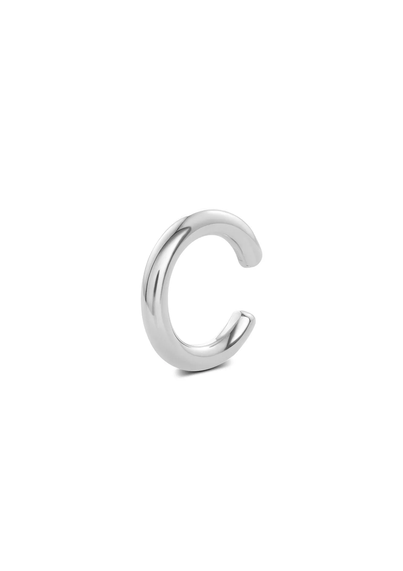 No Commitment Ear Cuff Silver