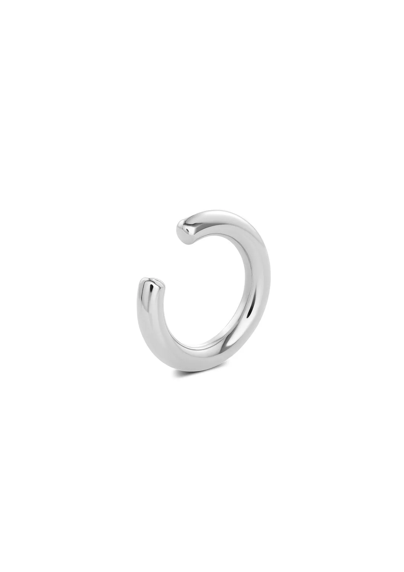 No Commitment Ear Cuff Silver