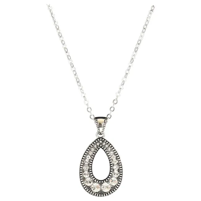 Oval Pendant Necklace