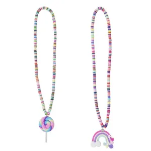 Rainbow and Lolly Necklace