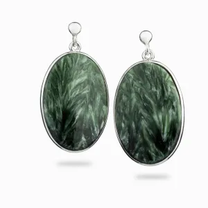 Seraphinite Drop Earrings