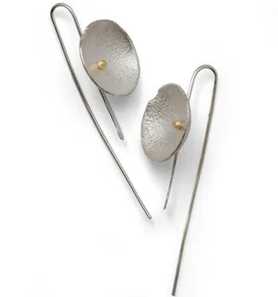 Silver Daisy Earrings