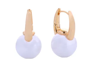 SJE310571 14K Pearl Drop Earrings