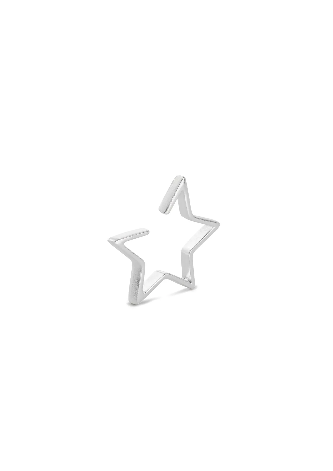 Star Ear Cuff Silver