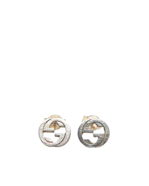 Sterling Silver Interlocking G Push Back Earrings