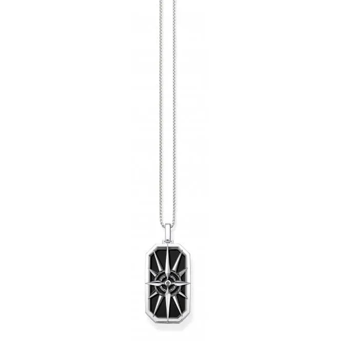 Thomas Sabo Black Compass Pendant PE869-641-11