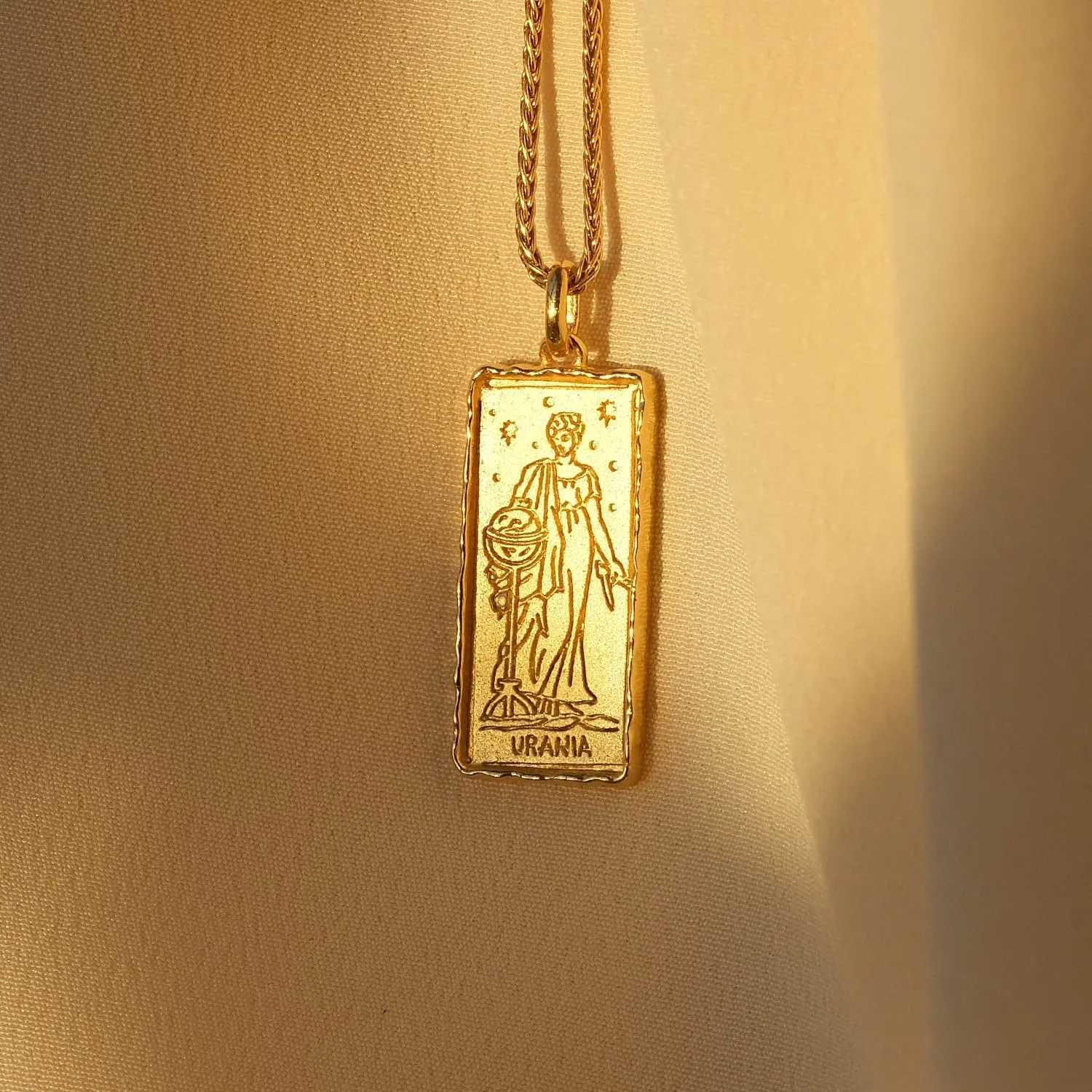 Urania Muse of Astronomy Necklace