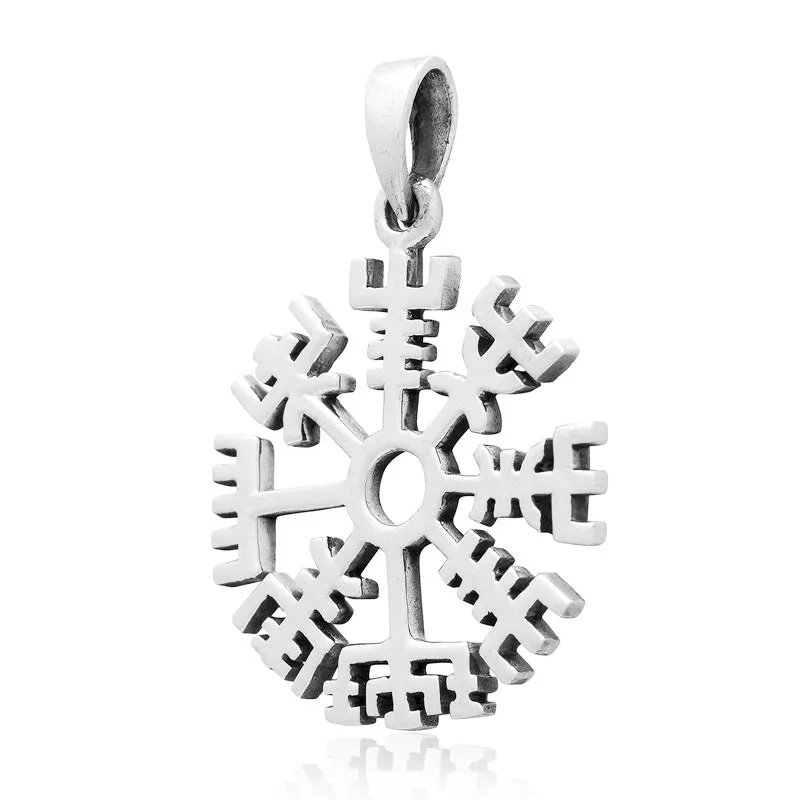 Vegvisir Pendant - Bronze or Sterling Silver