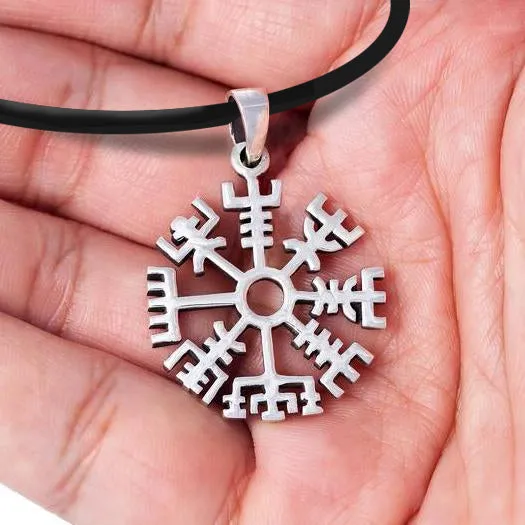 Vegvisir Pendant - Bronze or Sterling Silver